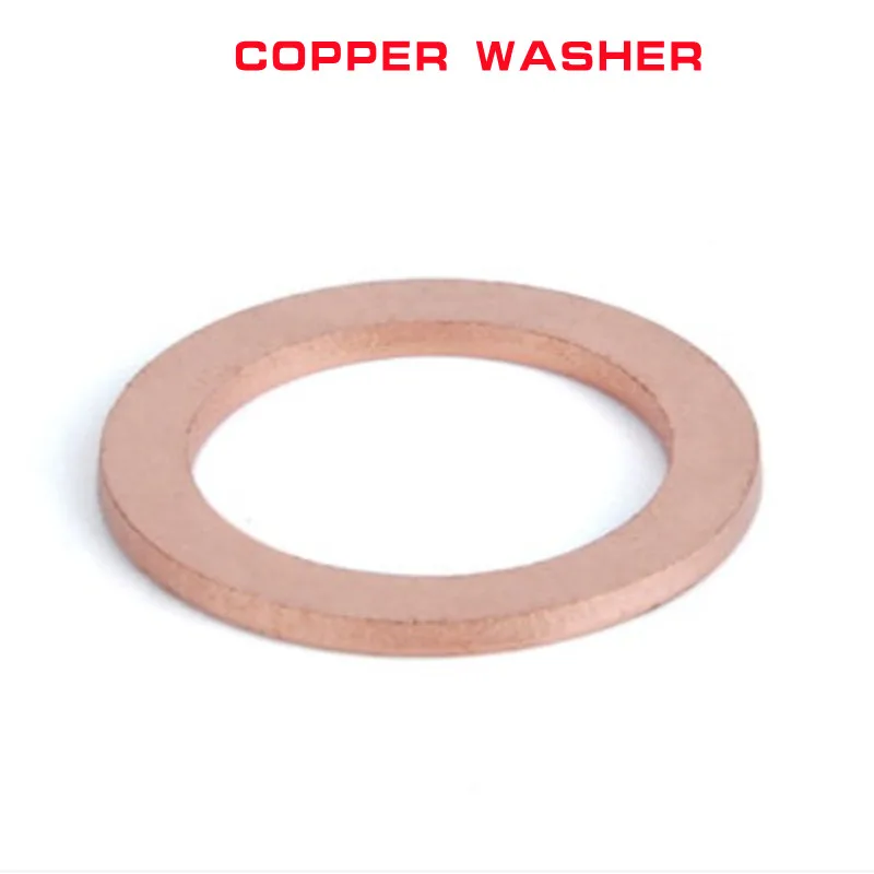 

50pcs M3 M4 M5 M6 M7 M8 M10 thickness 0.1mm 0.2mm 0.3mm 0.5mm Thin Copper Washer Shim Flat Ring Gasket Rings Seal Plain Washers