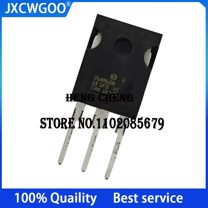 

10PCS 100%New Original STW26NM60N W26NM60N 26NM60N TO-247 N-channel 600V 20A Field-effect transistor