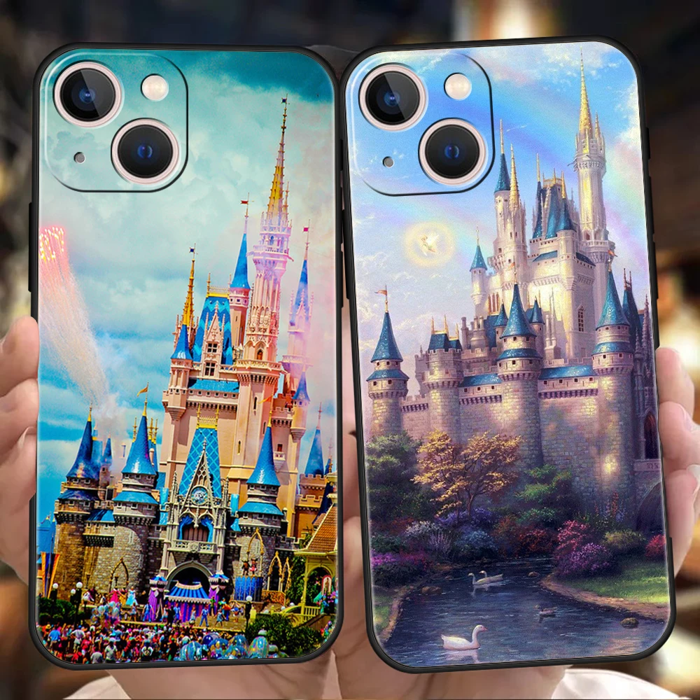 

Fairytale Castle Shockproof For iPhone 13 12 11 Pro Max 8 7 Plus SE2020 Case Soft Cover For iPhone X XR XS Max 13 Mini Shell Bag