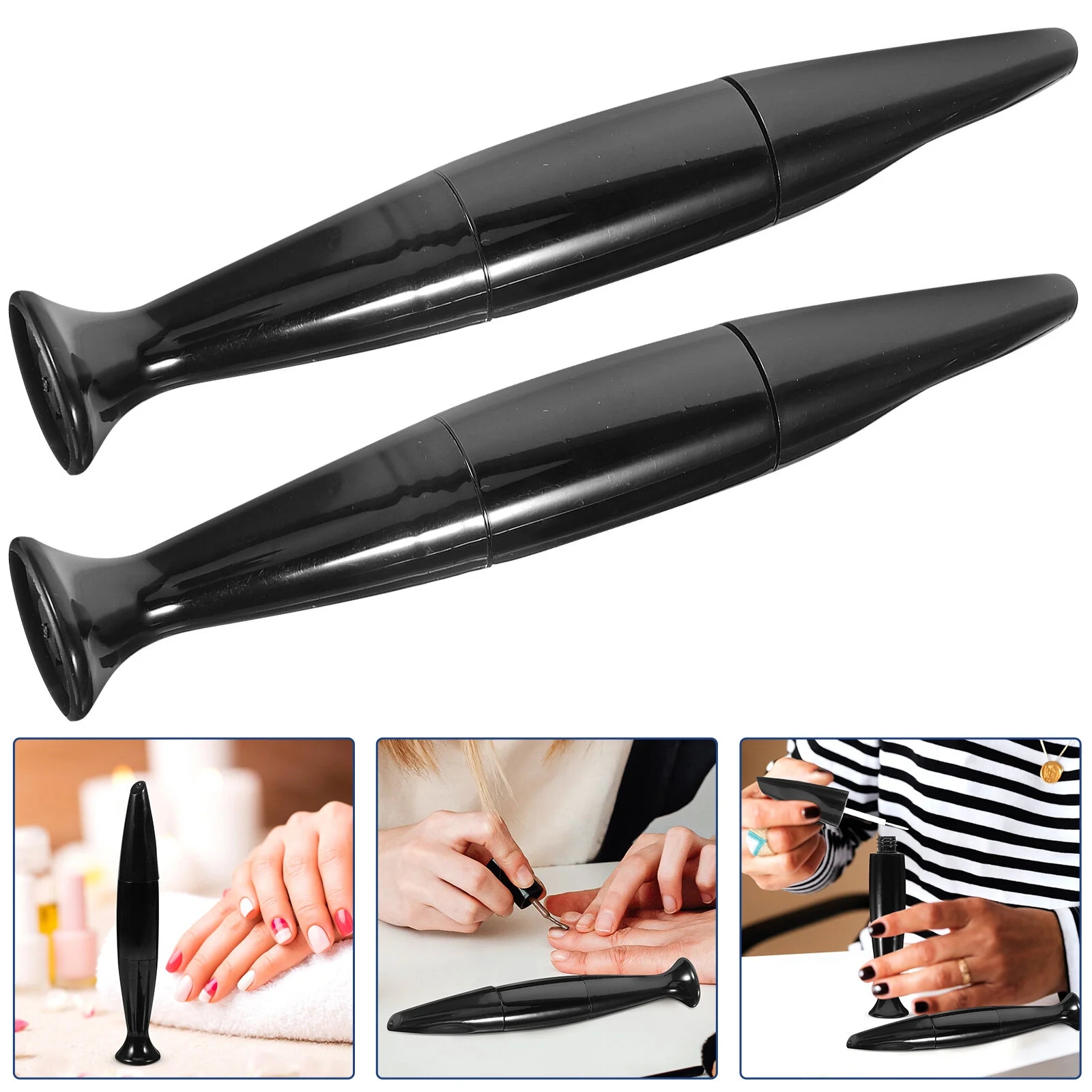 

2 шт., пластиковые контейнеры для хранения питательного масла для ногтей