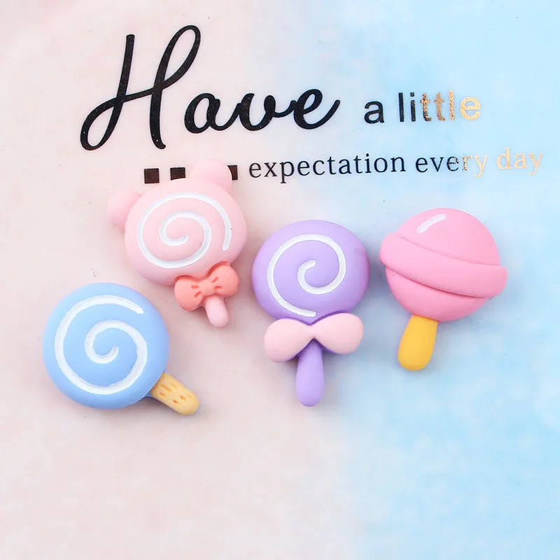 10 шт. новые милые мини-Мультяшные леденцы из смолы |