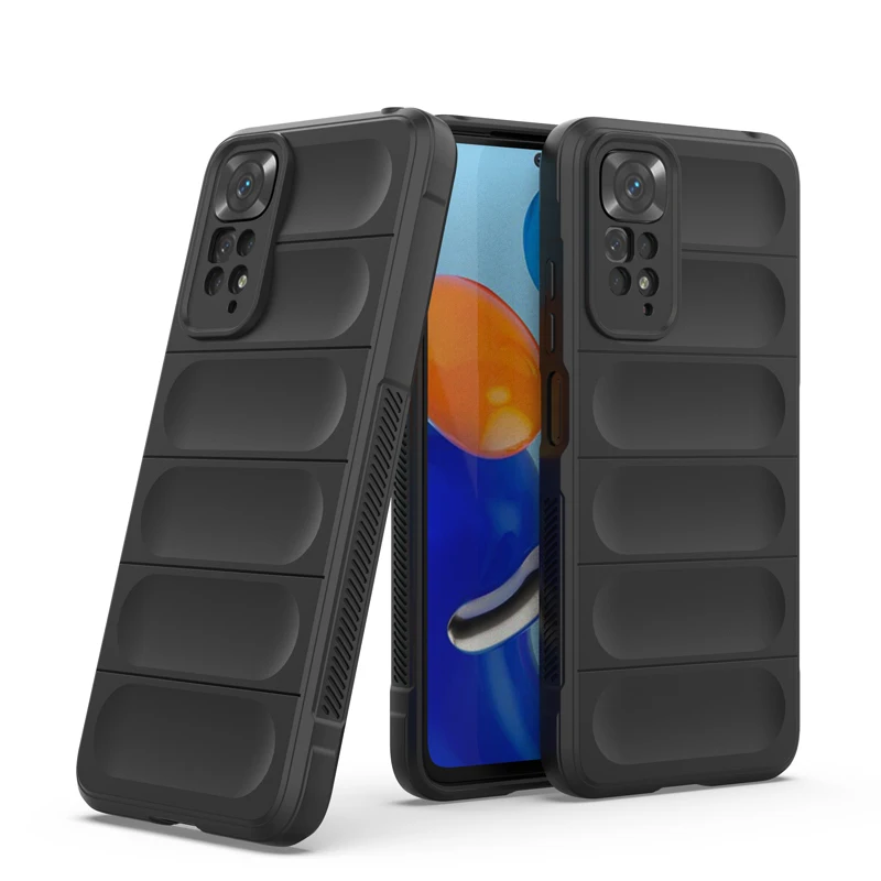 

For Redmi Note 11 Pro Case Shockproof Silicone TPU Back Cover For Redmi Note 11 4G Note 11s Note 11 Pro 5G Anti-Fingerprint Case