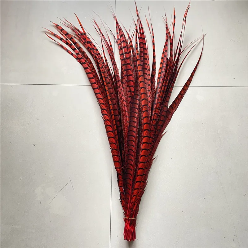 

50 шт./лот перья фазана с кольцом 90-100 см/36-40 дюймов