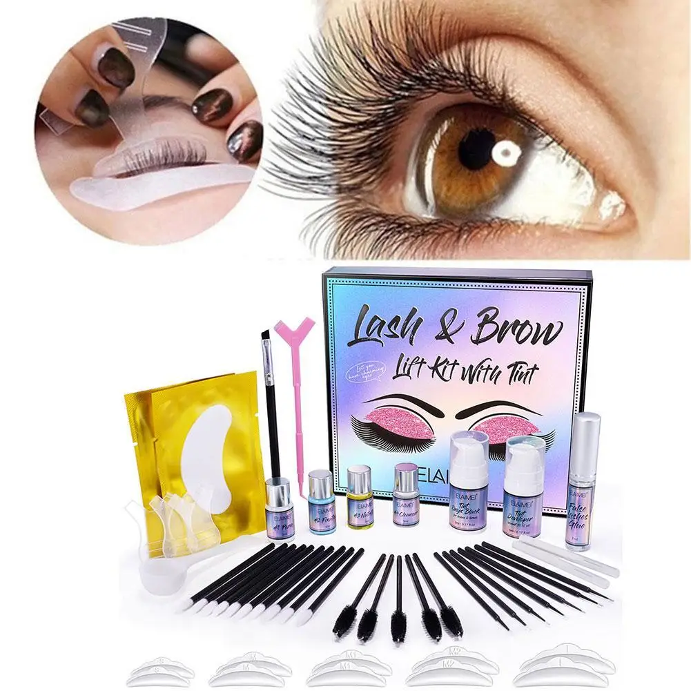 

1SET Professional Eye Lash Lift Curling Eyelash Perming Kit Lash Lifting Kit Lamination Beauty Salon Eyelash Perm Makeup Tool