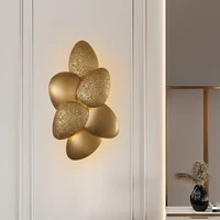easter egg wall light novelty led gold luxury wall light bedside sconce aisle stair home loft creative decoration light