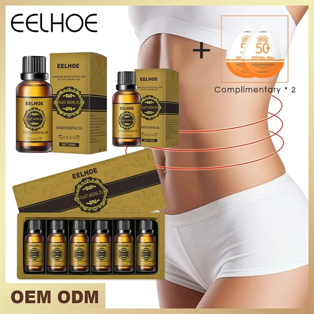 

Ginger Slimming Essential Oils Fast Lose Weight Products Fat BurnThin Leg Waist Slim Massage Oil Beauty Health Firm Body Care