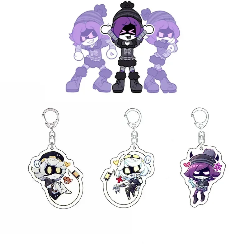 Новый брелок для ключей Дроны убийства с двусторонним узором мультяшная