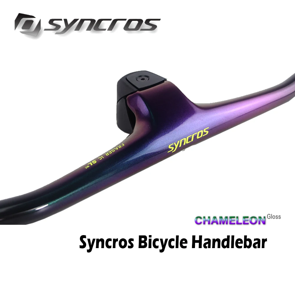 

SYNCROS Carbon Fiber Handlebar FRASER IC SL WC Chameleon MTB Bike Handlebars -20° Stem 70-100 * 760mm Matte/Gloss