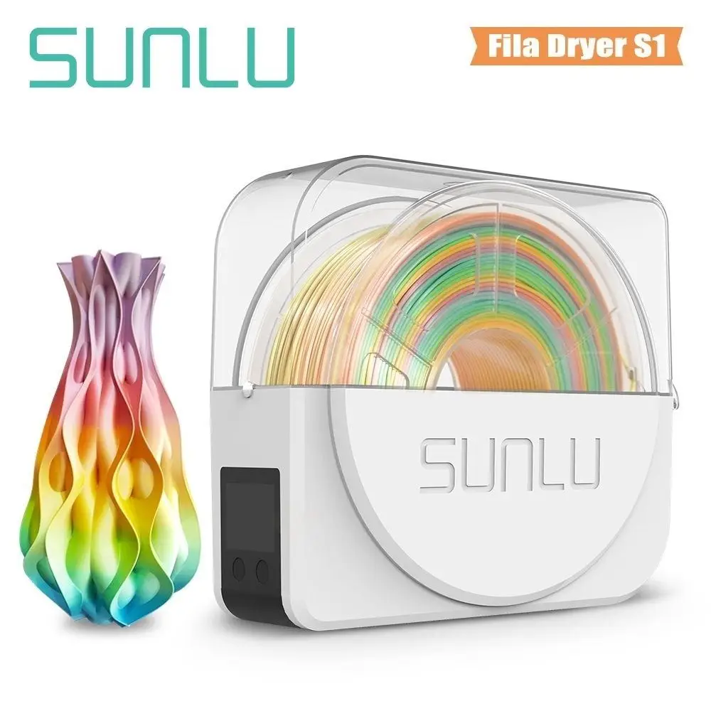 Sunlu s1 Secador de Impressão 3d Filamento Caixa Pla Abs Filamento Armazenamento Caixa Mantendo Árido Material Máquina para Fdm Impressora 3d Navio Livre