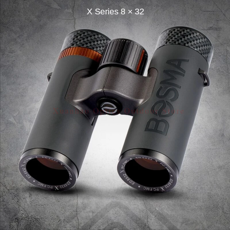 BOSMA New X Series 8X32 бинокль HD высокой мощности водонепроницаемый портативный для