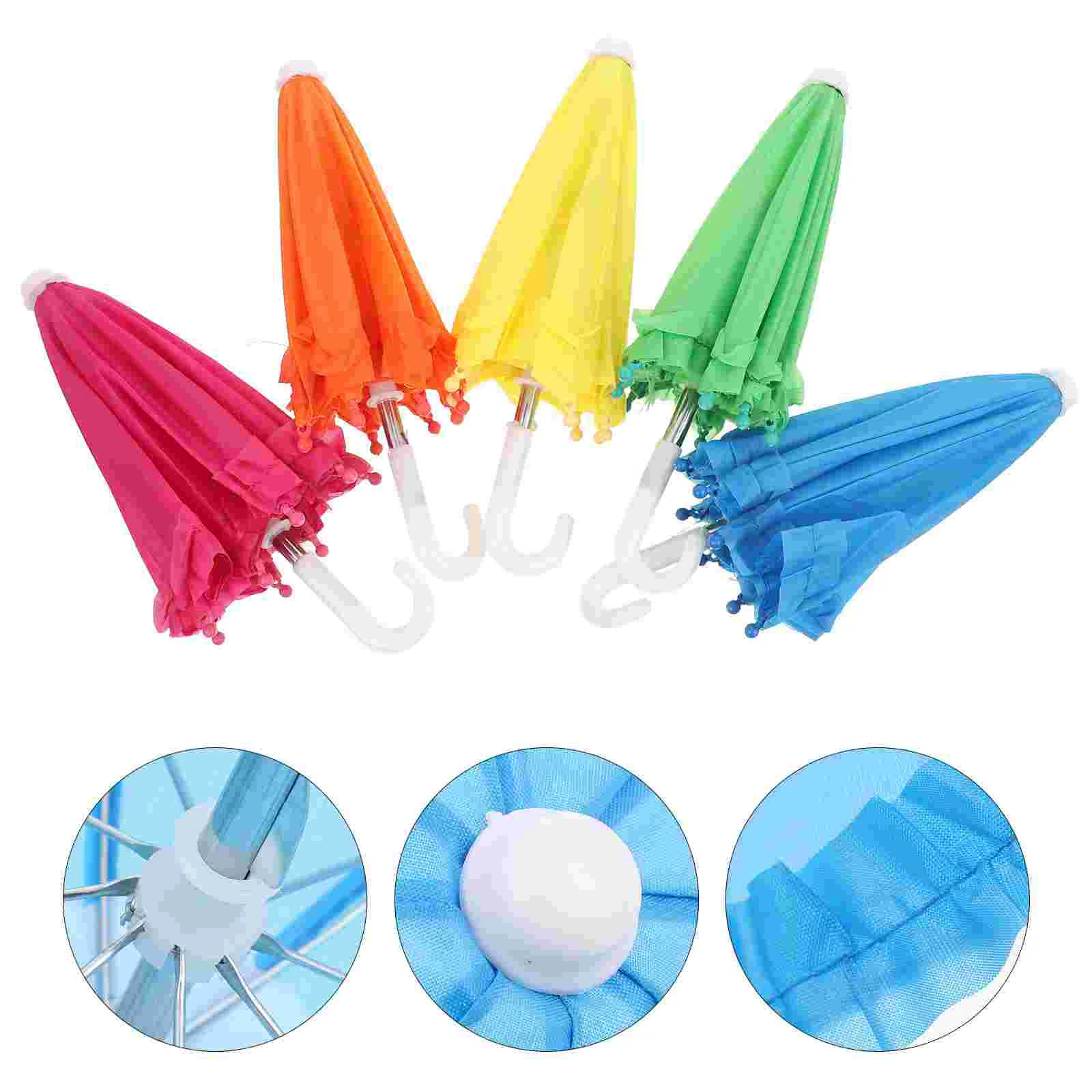 

5 шт., миниатюрный зонт