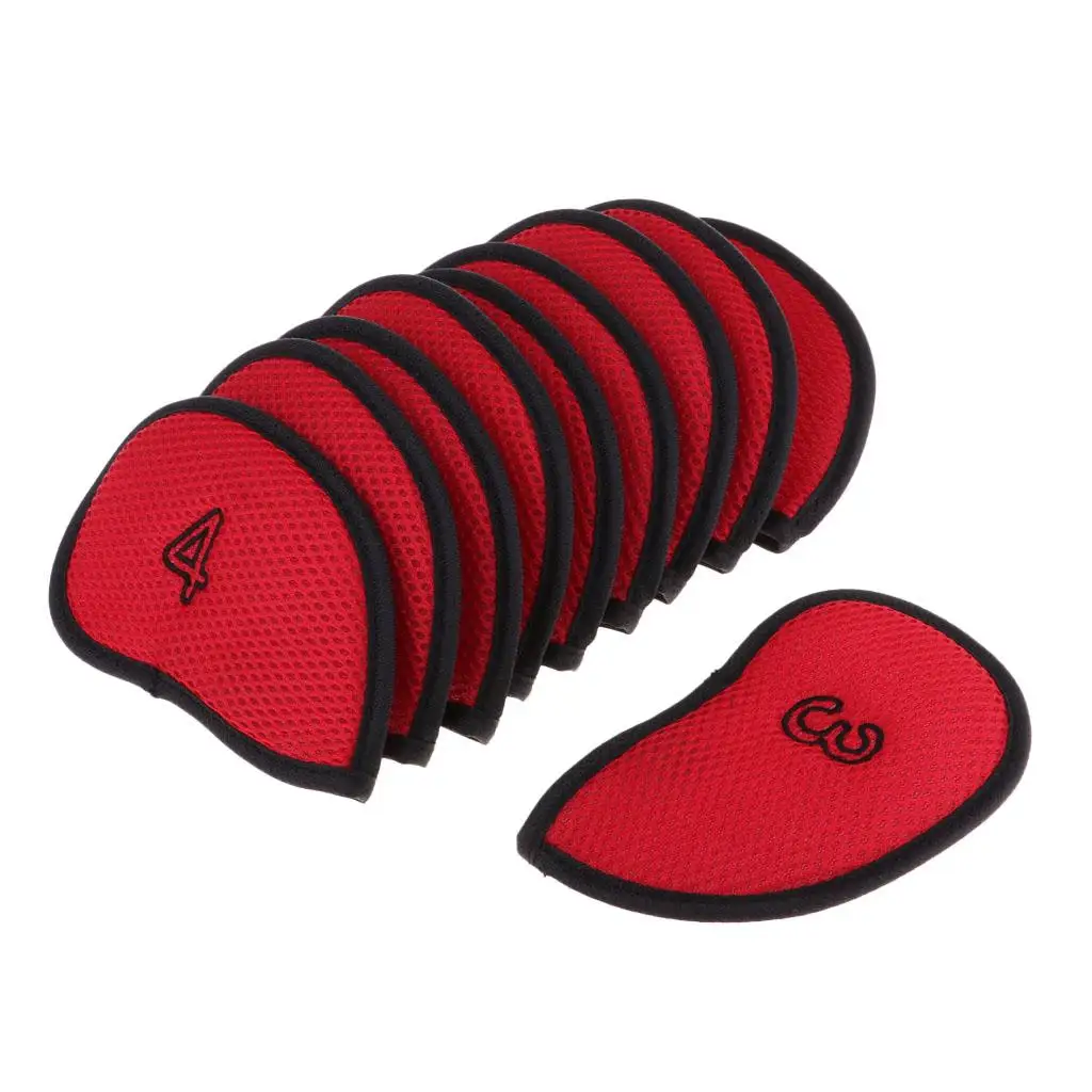 1 комплект полиэстеровый чехол для головы клюшки гольфа клиновой железный рукав /