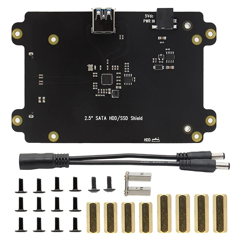 

T300 V1.1 2.5 Inch SATA SSD/HDD Shield Storage Expansion Board Compatible For Jetson Nano A02/B01/2GB/4GB Developer Kit