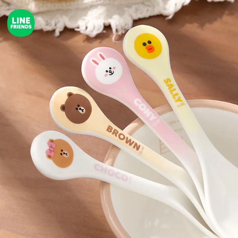 

Мультяшная керамическая ложка Line Friends
