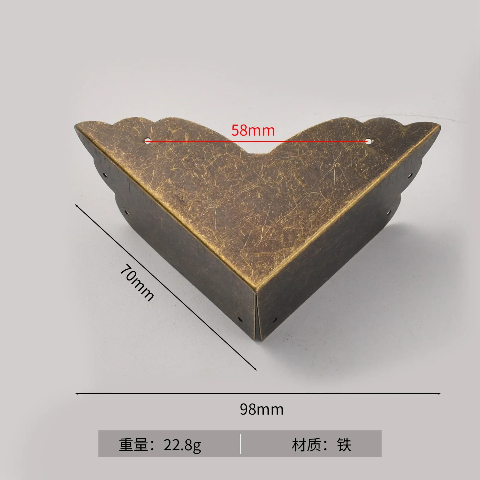 

Угловой защитный уголок металлический 70 мм