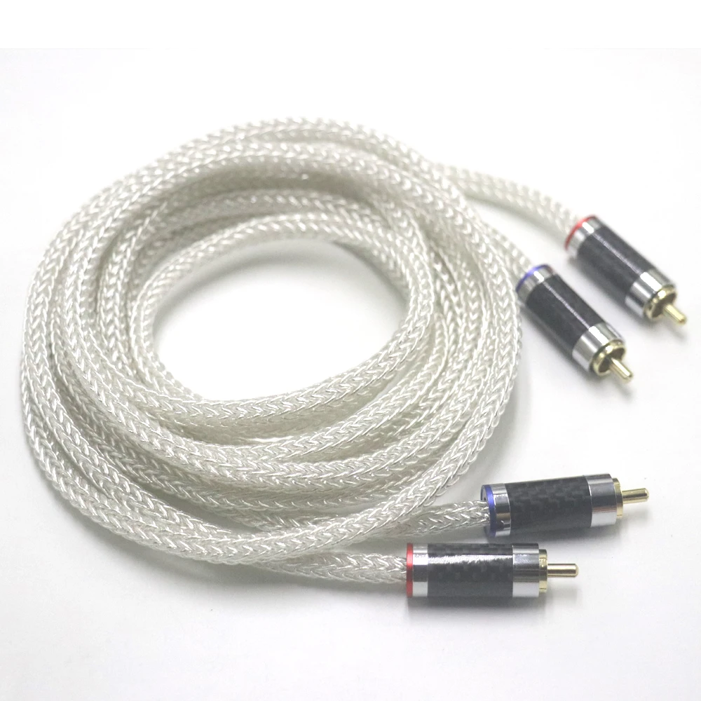 Кабель OCC из чистого серебра 16-жильный