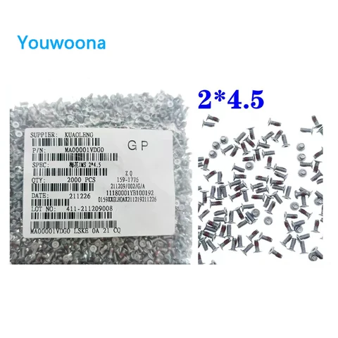 Оригинальная задняя крышка ноутбука, стандартный винт для DELL XPS 13 7390 9310 9315 2 в 1