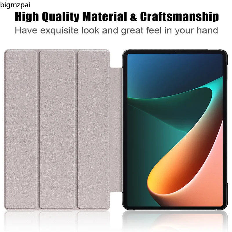 Складной кожаный чехол для Xiaomi Pad 5 Mi Pro | Компьютеры и офис