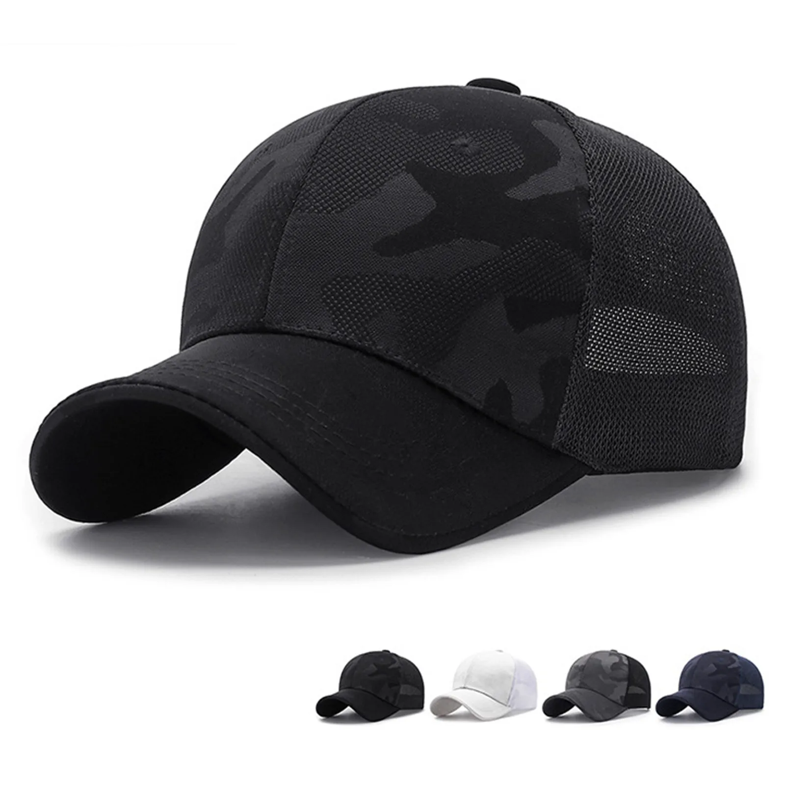 

Quick-dry Sports Baseball Cap Women Sunhat Mesh Breathable Men Outdoor Fishing Running Hip Hop Baseball Hats Casquette