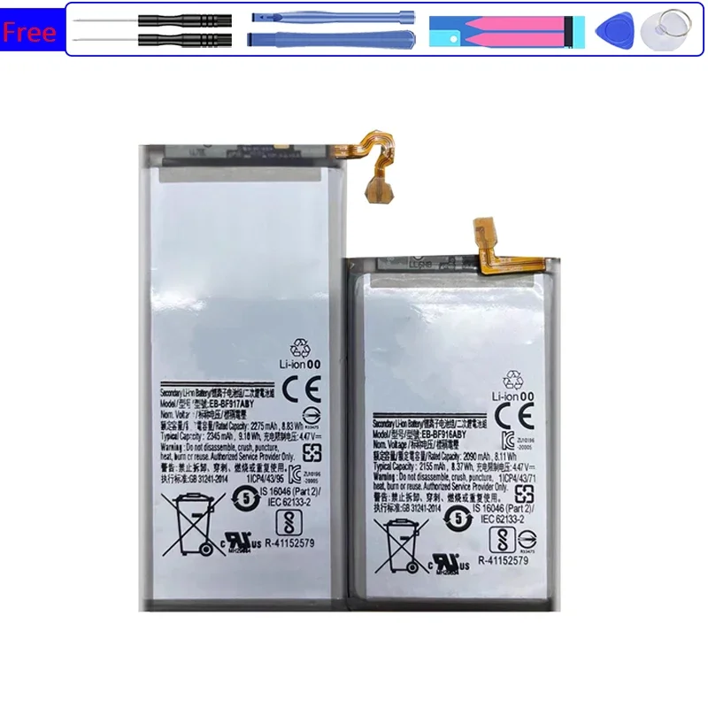 EB-BF916ABY EB-BF917ABY Сменный аккумулятор для Samsung Galaxy Z Fold2 fold 2 5G SM-F916 2090 мАч/2275 мАч