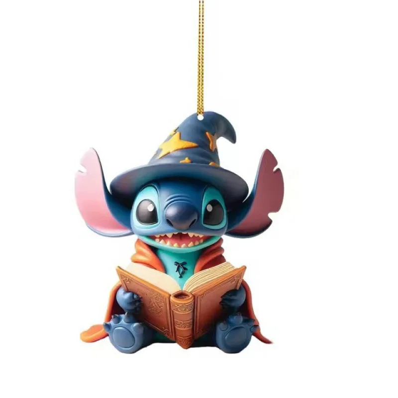 Новинка 2024 Рождественская серия Disney Stitch кулон с мультфильмом кукла Lilo &amp