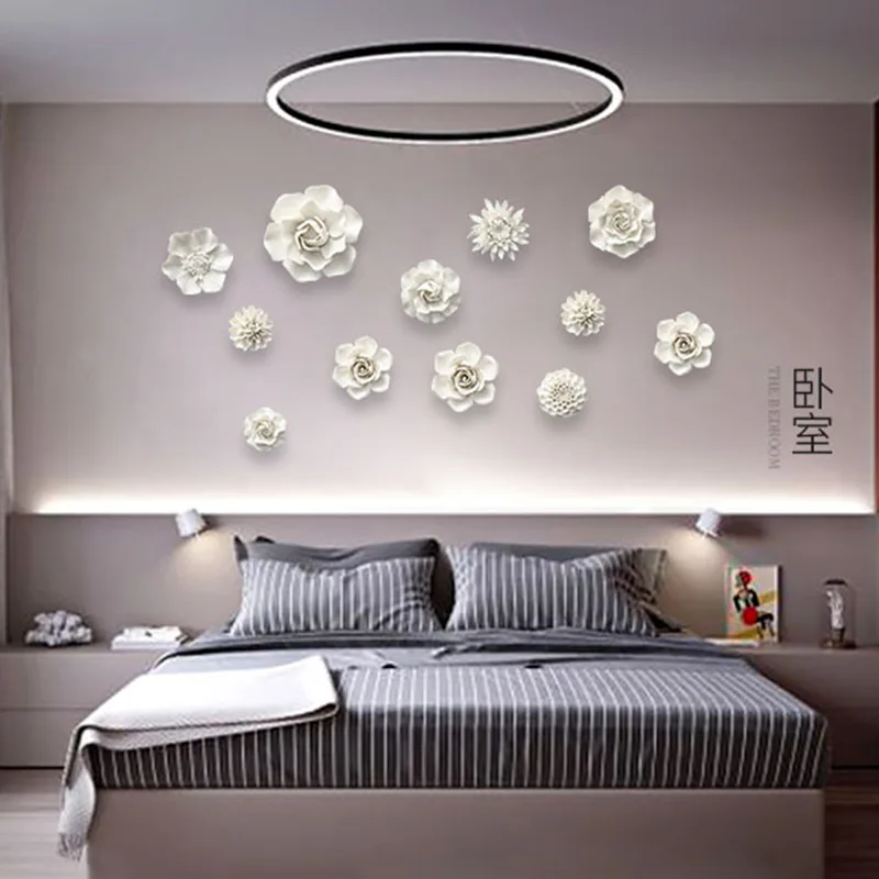 Фарфоровые искусственные цветы скульптуры 3D керамические розы ручной работы