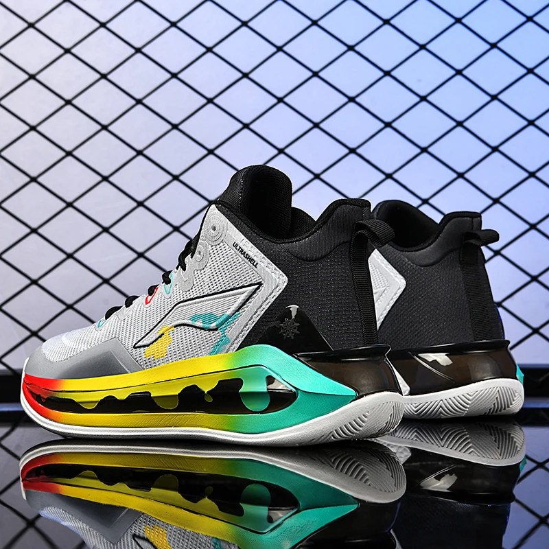 2023New Brand Basketball Shoes Men Outdoor Basketball Sneakers Kids Women Breathbale Sports Shoes Non-slip Actual Training Shoes