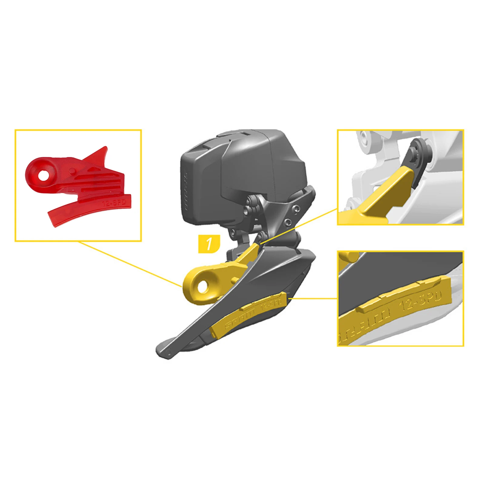Кондиционер переднего переключателя велосипеда для SRAM Rival ETAp AXS инструмент