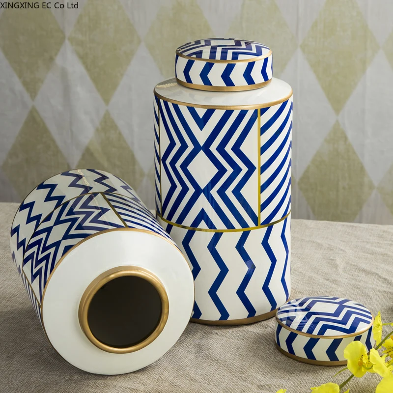 

Living Room Dining Room Ceramic Vase Flower Arrangement Ornaments Retro Dining Table European Style Home Decoration Furnishings