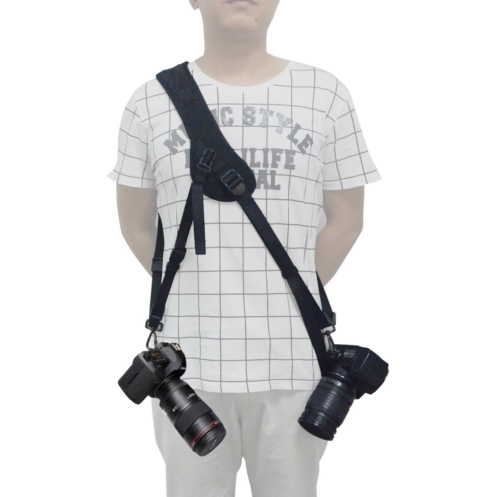 

Mcoplus портативный наплечный двойной ремешок для камеры Canon Nikon Sony Fujifilm Pentax DSLR аксессуары для быстрой камеры