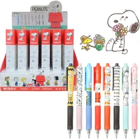 snoopyed stationery press gel pen 3pcs suit snoopyed blind box water pen black student stationery 0 5mm bullet kids toys gift