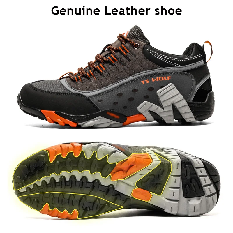 QGK новые весенние мужские и женские кожаные походные туфли для улицы высокое