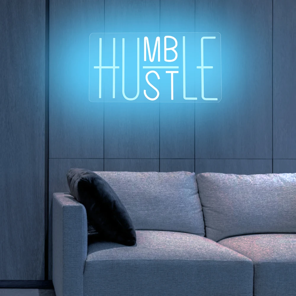 Скромная неоновая вывеска с подсветкой подсветка для украшения спальни магазина