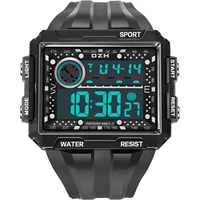 synoke digital watch swimming 50m waterproof led watches digital timing week display alarm clock 686 men watches sports relogio