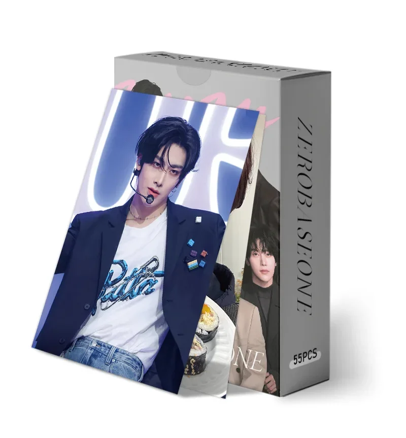 Фото 55 шт./компл. Idol Boy ZB1 новый альбом карты для селфи фотокарточки ZHANGHAO Ricky YUJIN Hanbin MATTHEW HD печатные ломо-карты подарки для фанатов №5