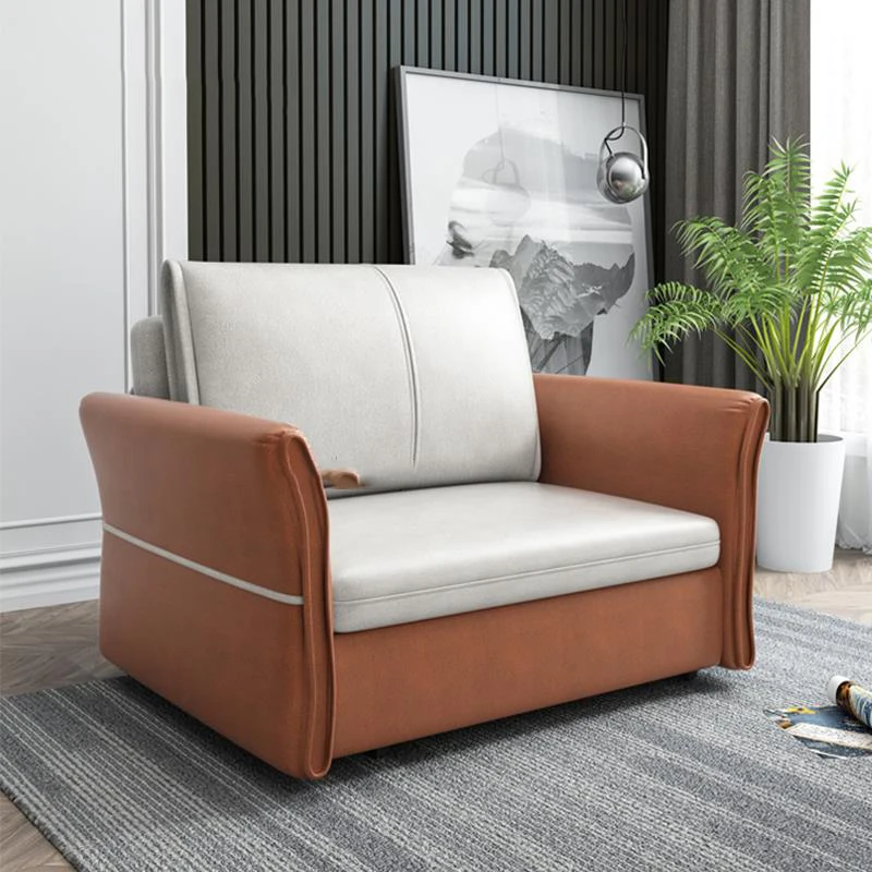 

Односпальный диван-кровать, многофункциональная Складная технология для гостиной, тканевый диван-кровать с пространством для хранения, мебель для маленькой квартиры