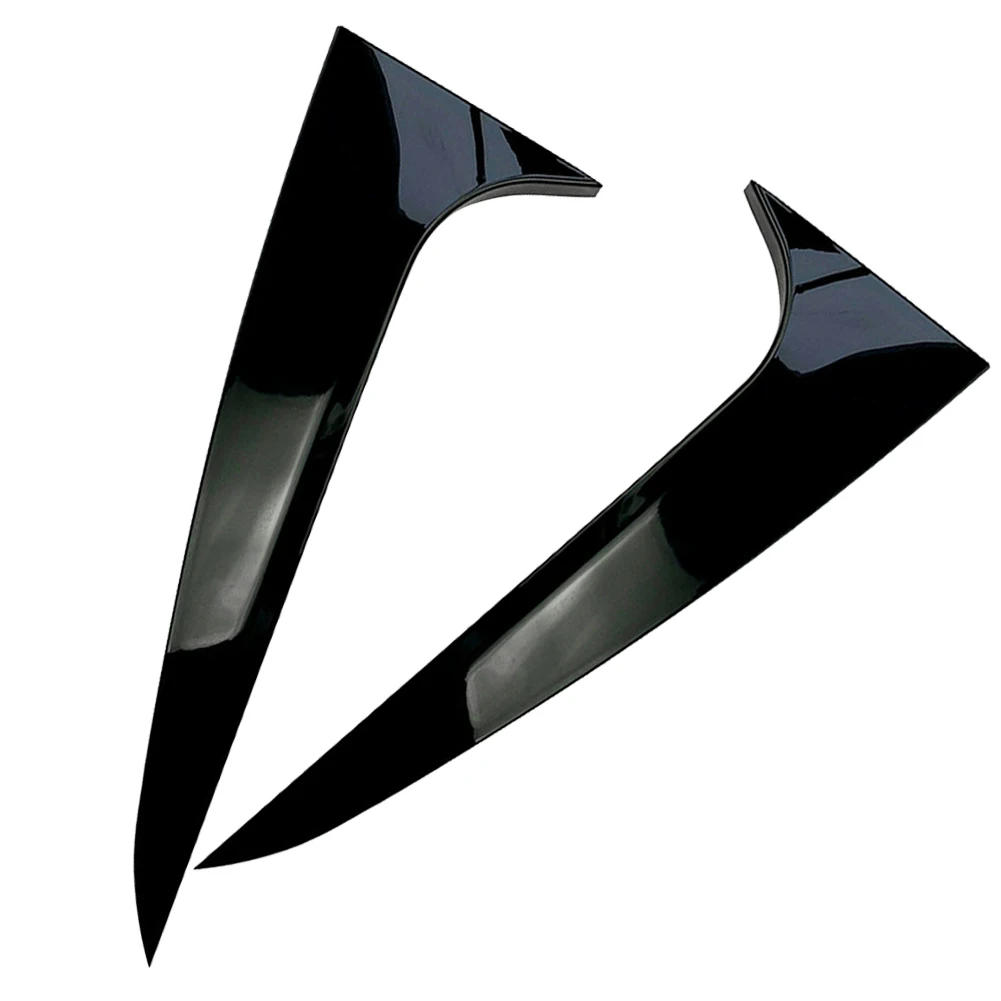 Глянцевый черный спойлер на заднее окно автомобиля из АБС-пластика боковое крыло