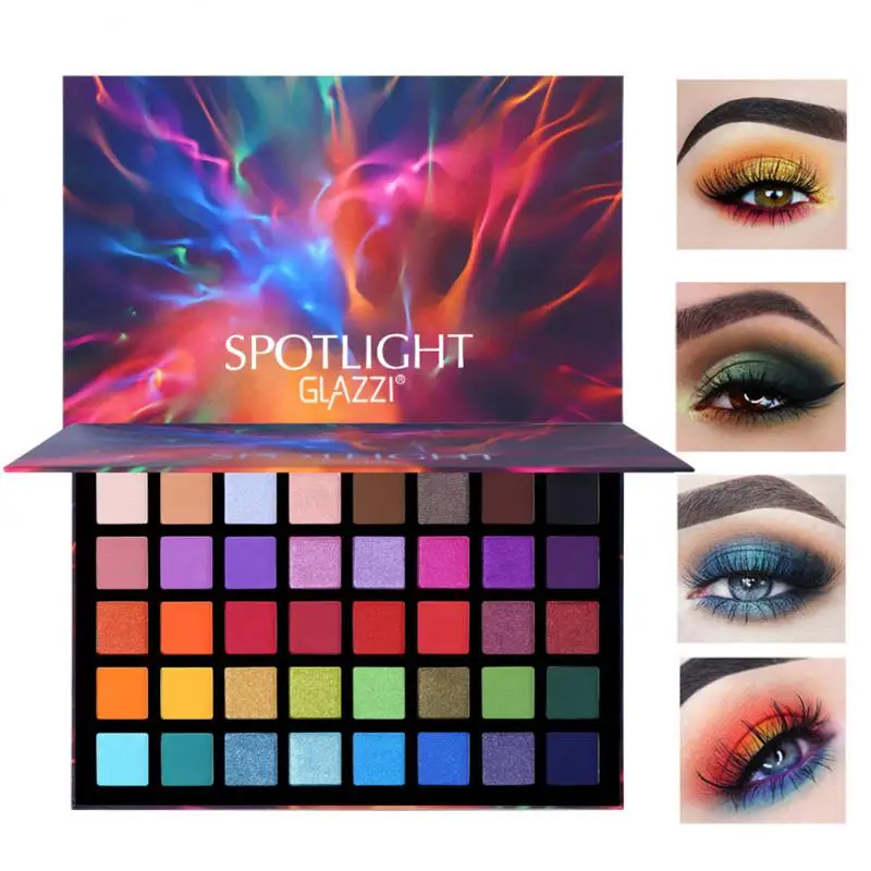 

40 Color Eye Shadow Professional Matte Shimmer Makeup Pallet Highly Pigmented Colorful Powder Long Lasting Waterproof Eye Shadow