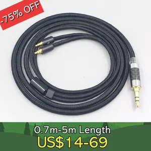 2.5mm 4.4mm 3.5mm Super Soft Headphone Nylon OFC Cable For Sennheiser IE40 Pro IE40pro Earphone LN007509