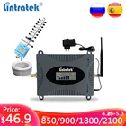 Lintratek 4G повторитель сигнала 1800 МГц Усилитель GSM 900 повторитель 3G 2100 МГц CDMA 850 LTE GSM Мобильный усилитель сигнала голосаданных