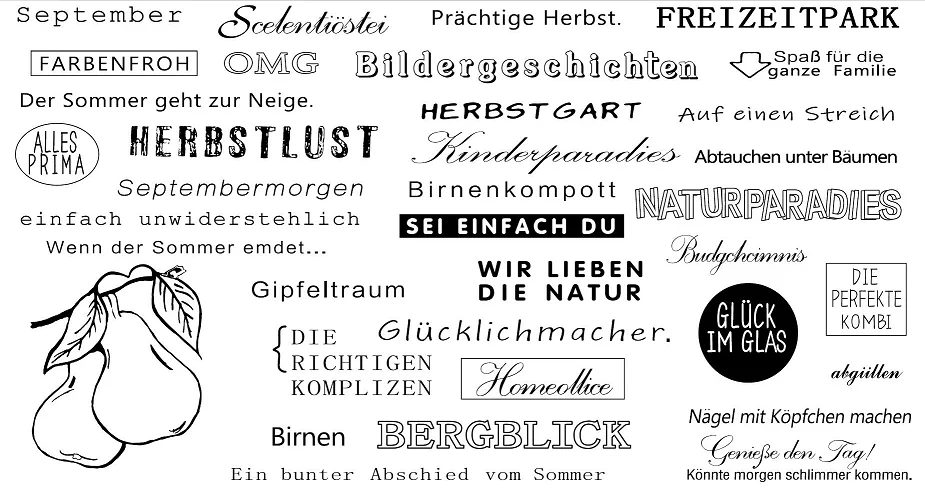 

Немецкий прозрачный силиконовый штамп печать Сделай Сам Скрапбукинг Фотоальбом X0055