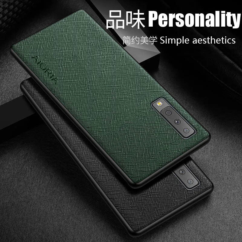 

case for Samsung Galaxy A7 2018 A750 Cross Tpu personality SimPle aesthertics