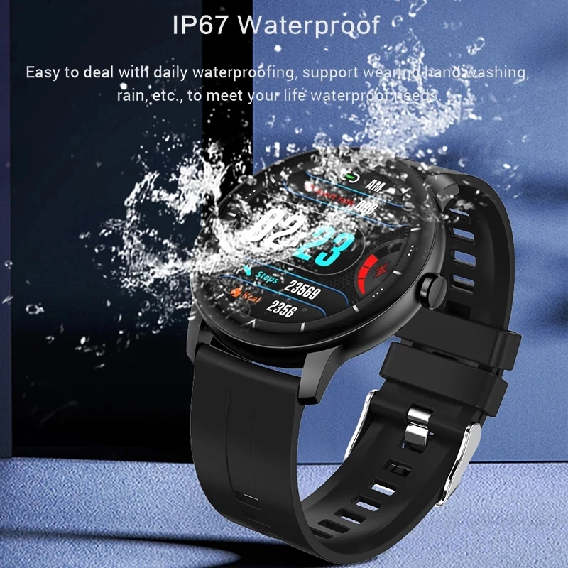 IP67 Full Touch Screen Waterproof Smart Watch Men Sport Fitness Watch Bluetooth Call For Apple Android Smartwatch Women