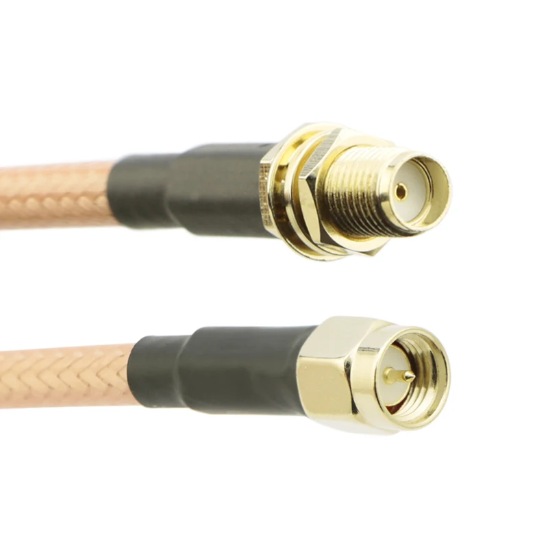 

SMA Male Connector to SMA Female Plug Jack RG316 RG58 RG142 Cable Low Loss RF Coaxial Assembly Antenna Extension Wire 50ohm