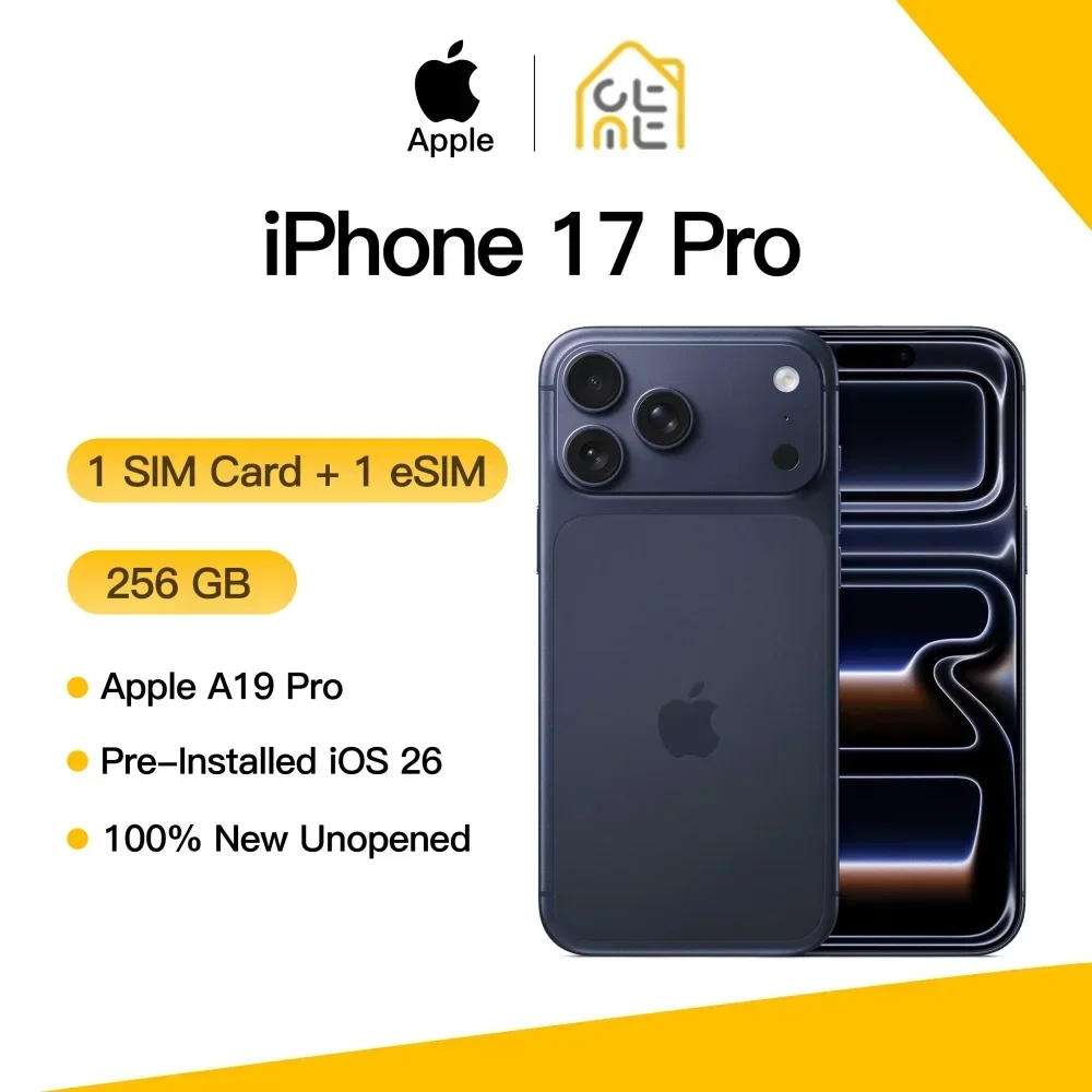 Фото Apple iPhone 17 Pro, новый, оригинальный, неиспользованный, 12 ГБ ОЗУ, 256 ГБ, 120 Гц, 6.3-дюймовый OLED Super Retina XDR, чип A19 Pro, камера 48 МП, iOS 26 и 5G №3