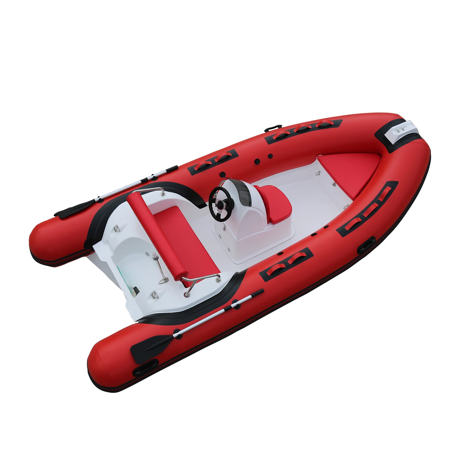 CE Хорошая 4 3-метровая надувная рыбацкая лодка из стекловолокна с подвесным