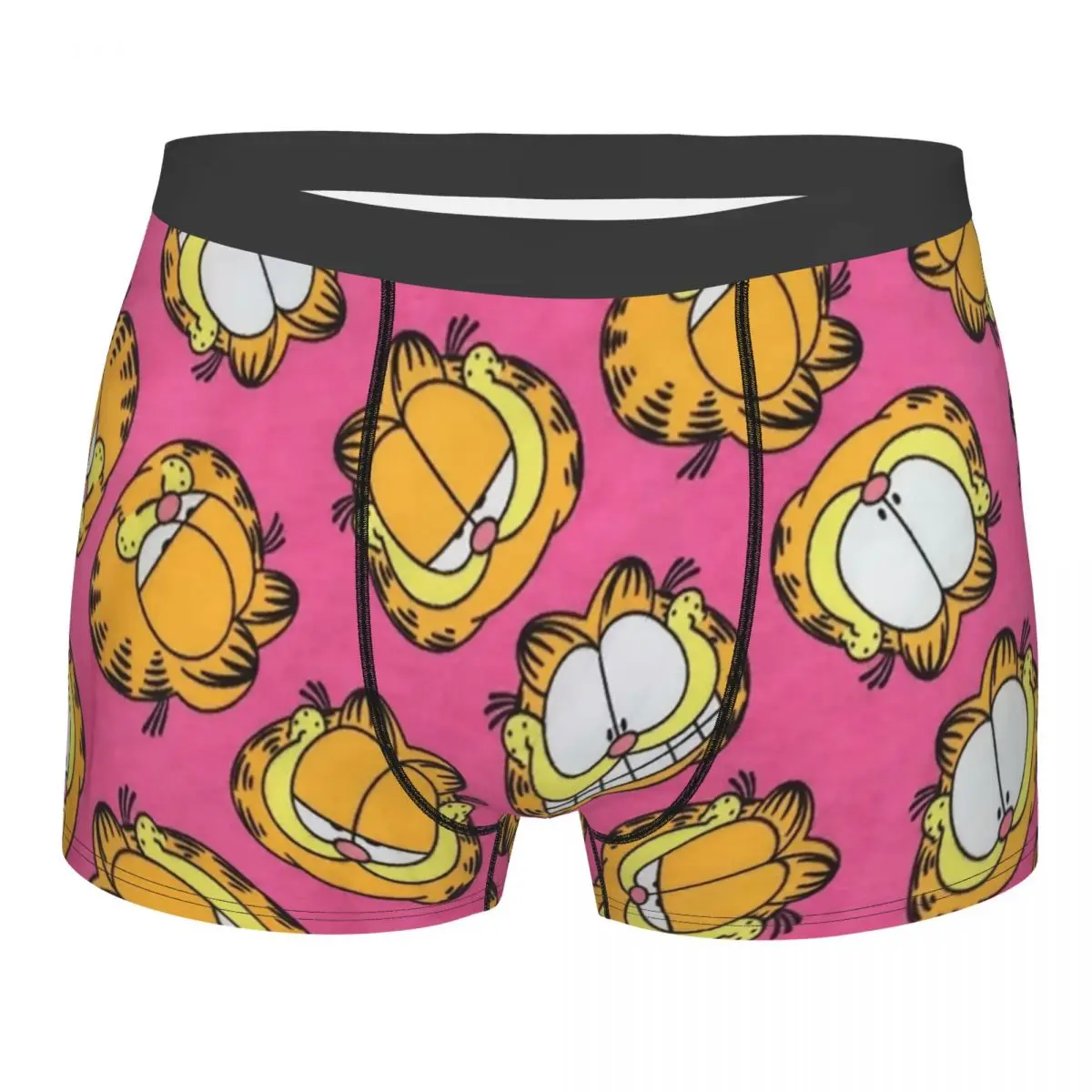 

Нижнее белье для мужчин манга гарфилдс на заказ, дышащие трусы-боксеры с мультяшным рисунком кота из аниме