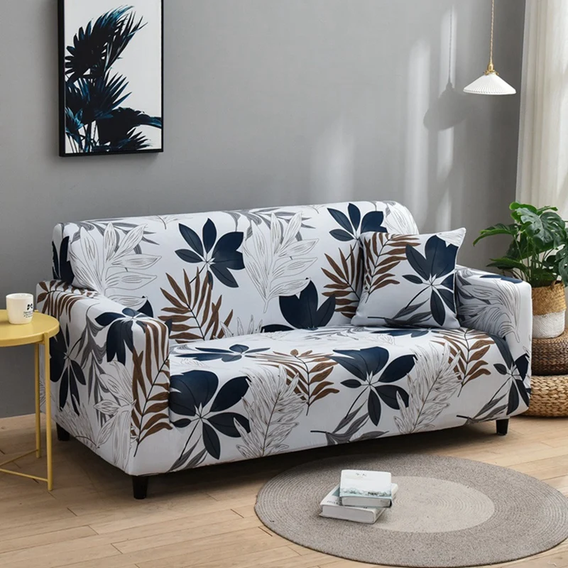 

Floral Printing Sofa Cover For Living Room Slipcovers Polyester Elastic Couch Cover Sofa Chair Protector