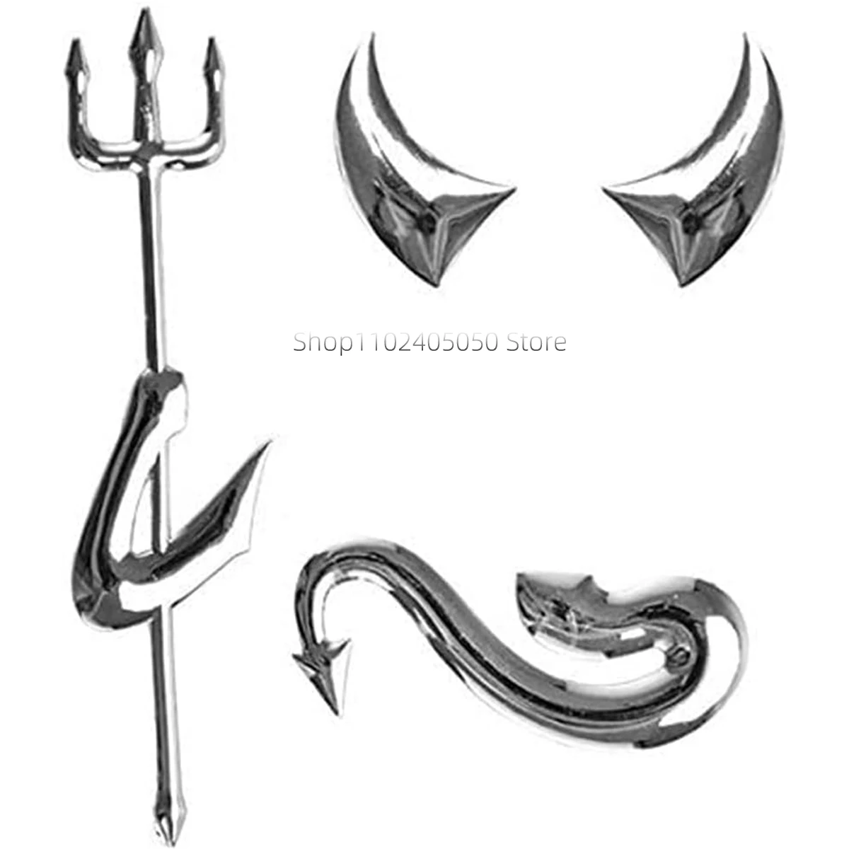 

Автомобильные 3D эмблемы дьявола, наклейки с логотипом для VW, Skoda, Benz, BMW, Toyota, Hyundai, внешние декоративные наклейки с демоном, декоративные аксессуары, 2 шт.