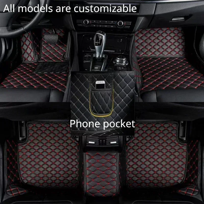 

Автомобильные коврики на заказ для Chevrolet TRAX 2019-2022 года, искусственная кожа, карманный ковер для телефона, аксессуары для салона автомобиля